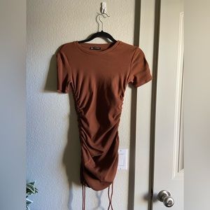 ZARA tie mini dress